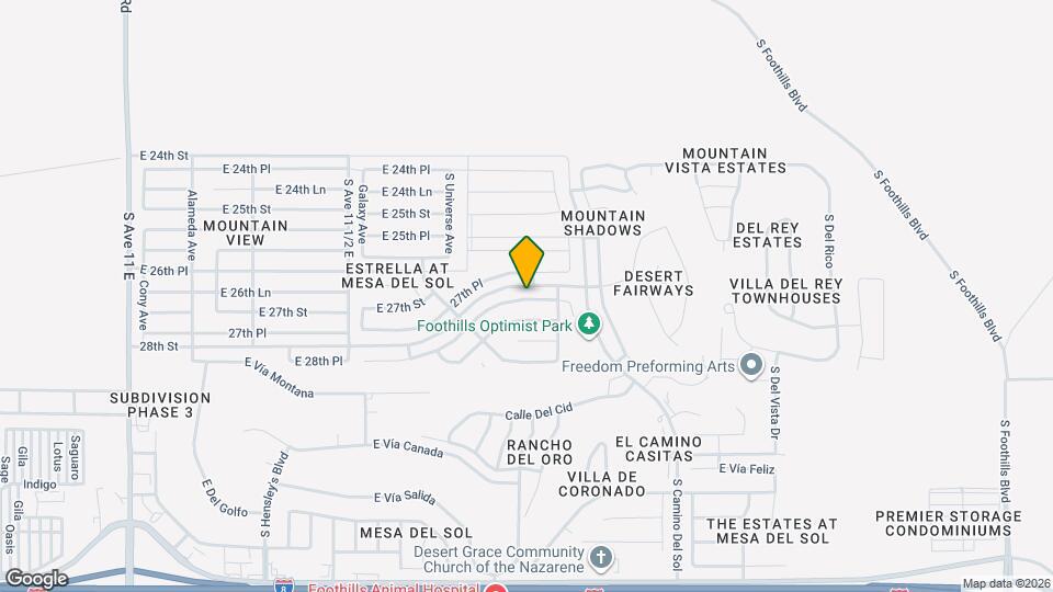 11822 E 28th Pl Map and Location Details