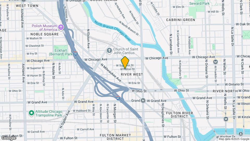 915 W Huron St, Unit 2 Mapa y Detalles de la Ubicación