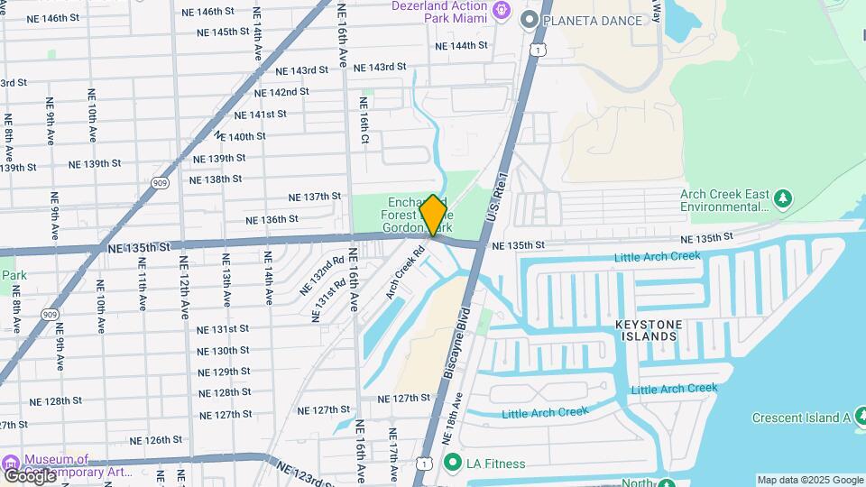 13455 Arch Creek Rd Map and Location Details