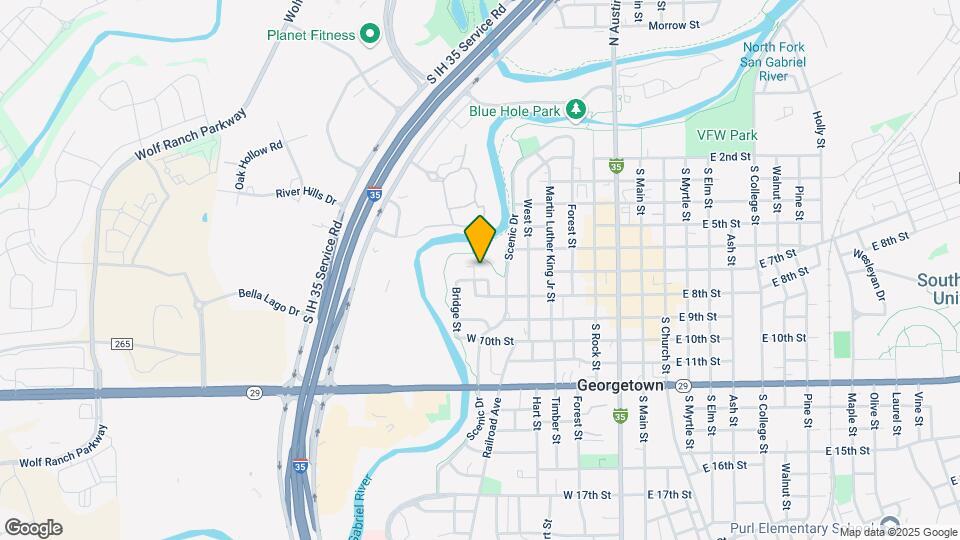 601 Rucker St Map and Location Details