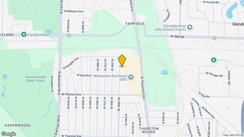 6162-6166 N 35th St Map and Location Details