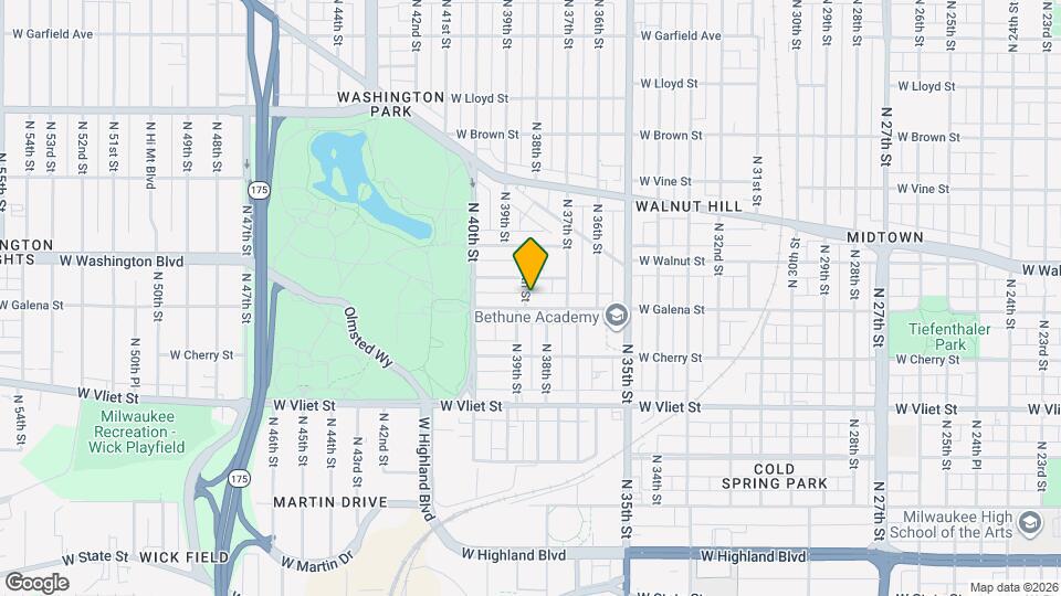 3746 W Galena St Map and Location Details