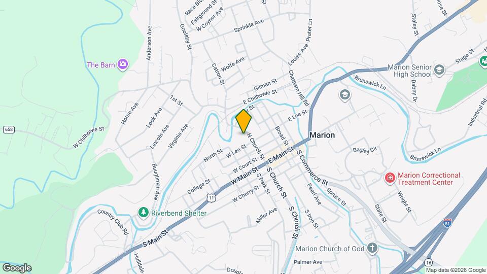 228 N Church St, Unit Garage Apartment Mapa y Detalles de la Ubicación