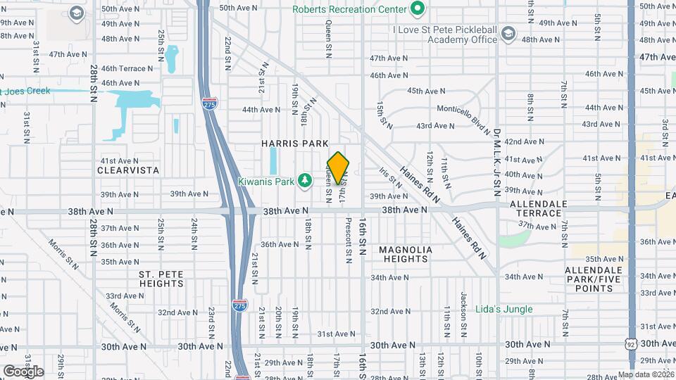 3900 17th St N Map and Location Details