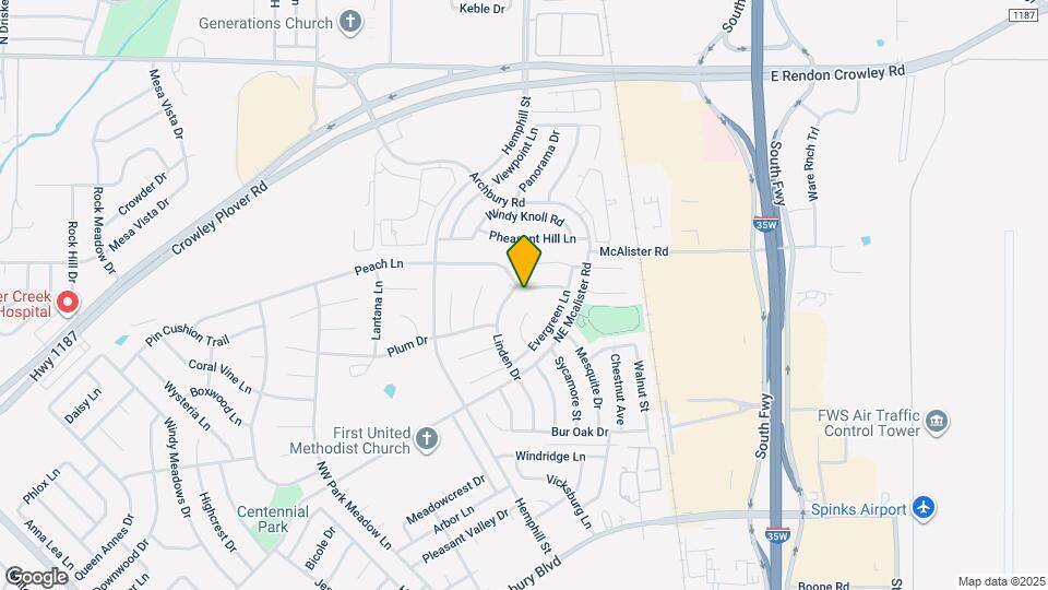 904 Peach Ln Map and Location Details