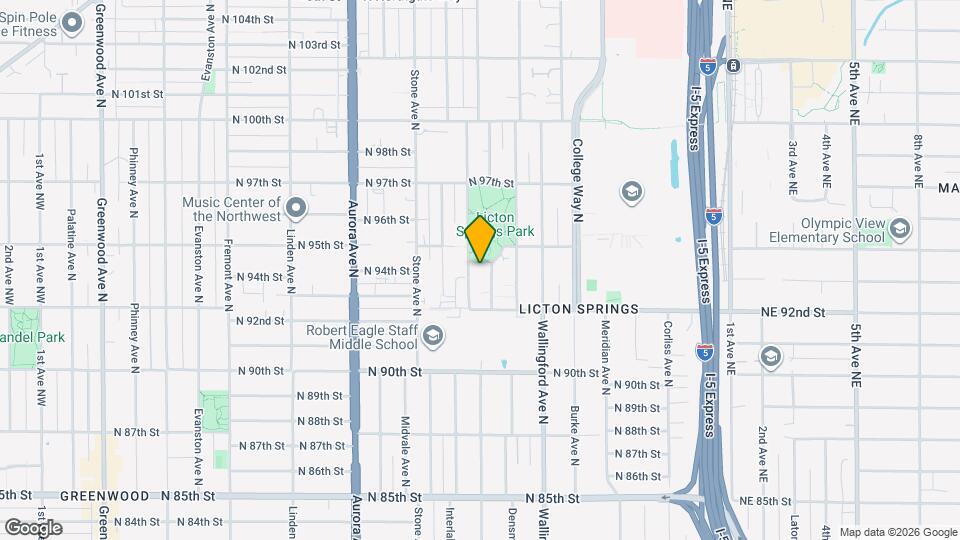 9239 Woodlawn Ave N, Unit A Map and Location Details