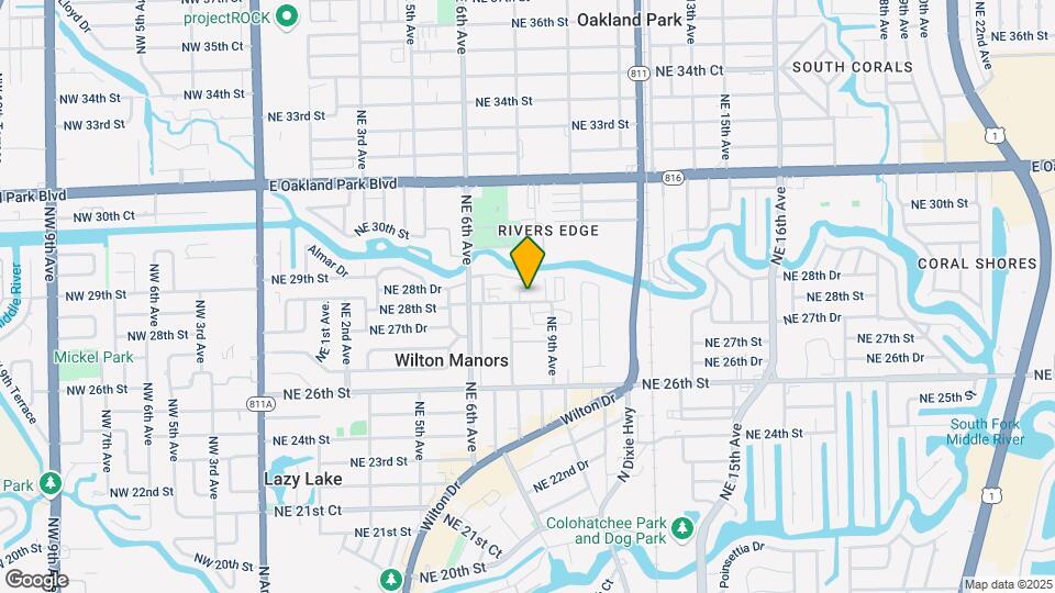 815 NE 28th St Map and Location Details