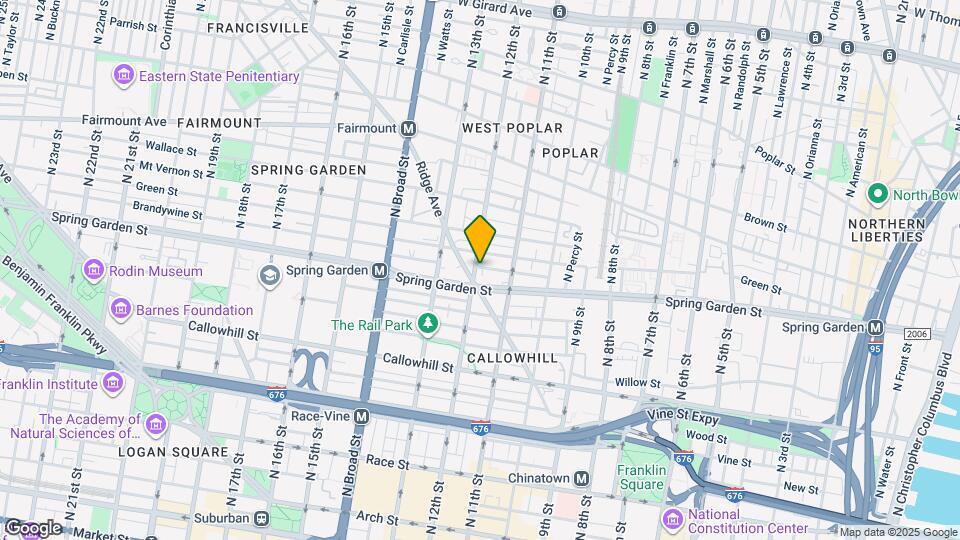 1135 Brandywine St Map and Location Details