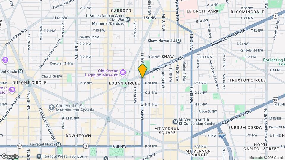 1515 11th St NW Map and Location Details