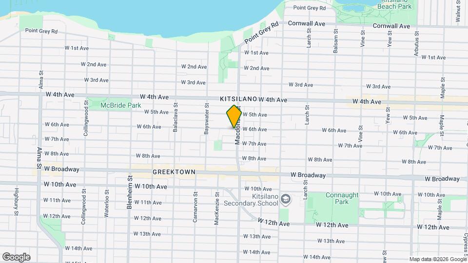 2808 W 6th Ave Map and Location Details