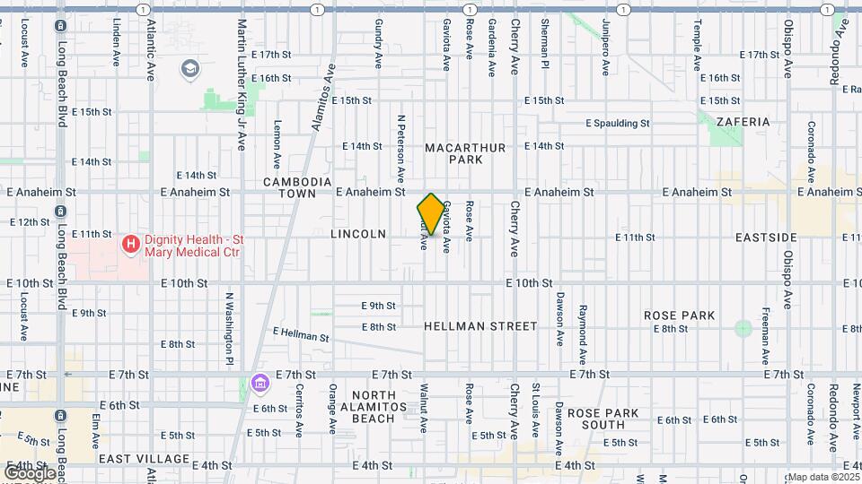 1090 Walnut Ave Mapa y Detalles de la Ubicación