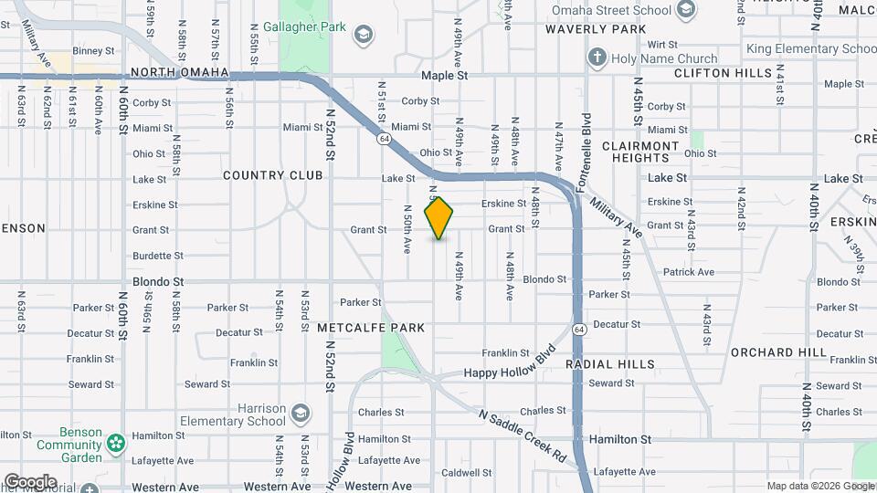 2035 N 50th St Map and Location Details