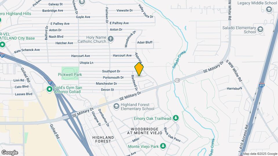 3934 Portsmouth Dr Map and Location Details