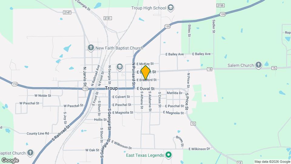 504 E Bradford St Map and Location Details