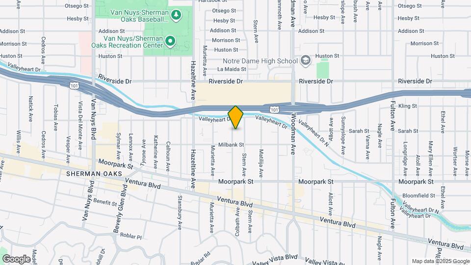 4528 Colbath Ave Mapa y Detalles de la Ubicación