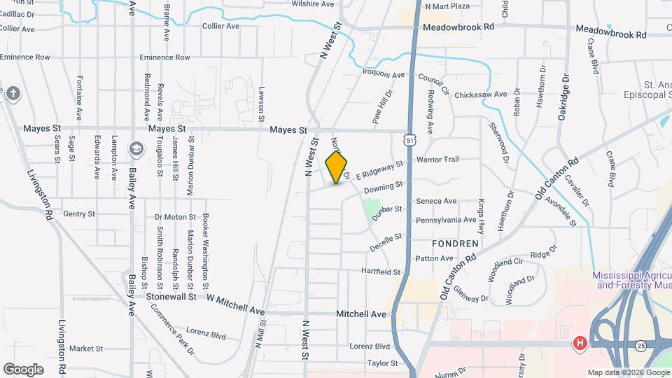 353 E Ridgeway St Map and Location Details