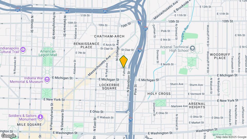 721 E North St Map and Location Details