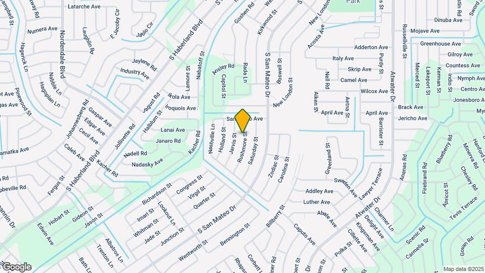 2275 Rushmore St Map and Location Details