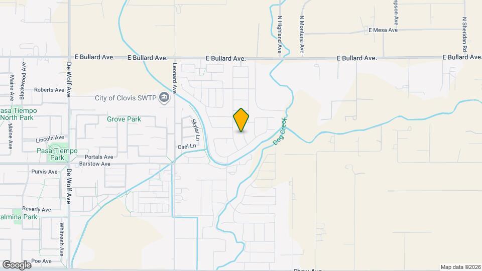 1046 La Canada Ave Map and Location Details