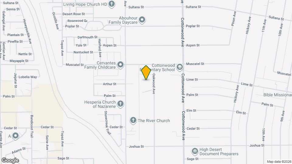 8788 Oakwood Ave Mapa y Detalles de la Ubicación