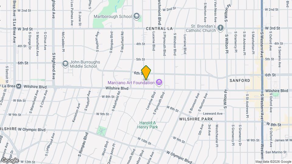 632 S Arden Blvd Map and Location Details