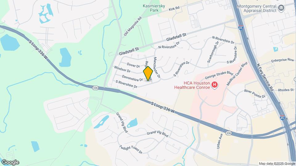 616 S Rivershire Dr Map and Location Details