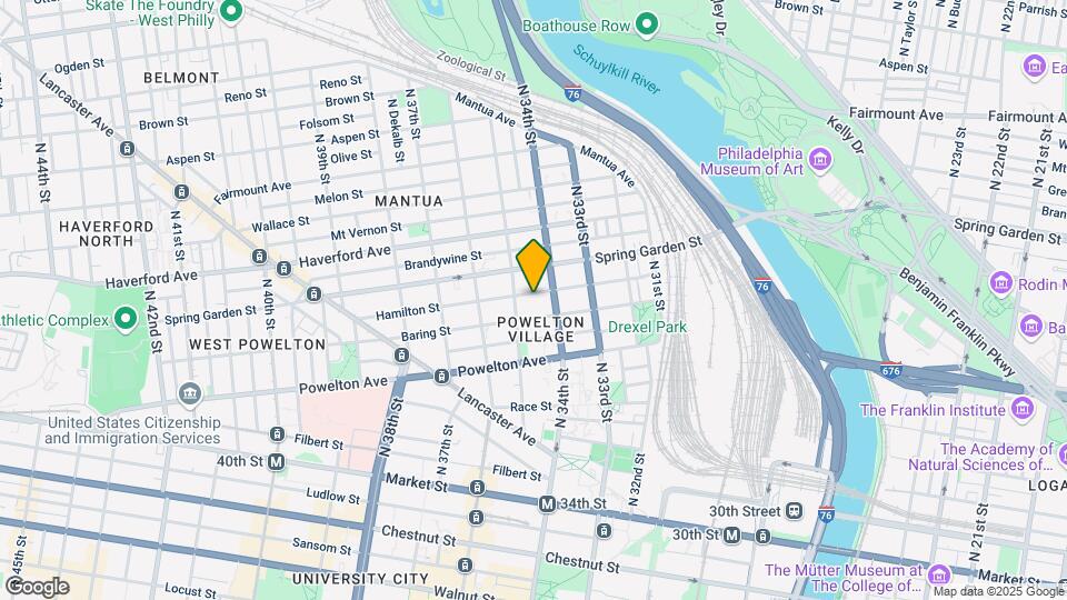 3410 Hamilton St Map and Location Details