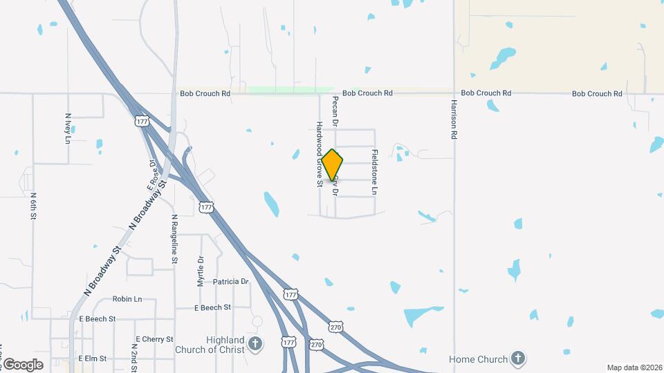 1516 Pecan Grove St Map and Location Details