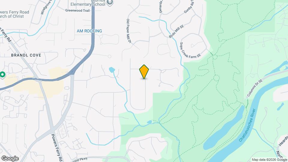 1365 Timberland Dr Map and Location Details