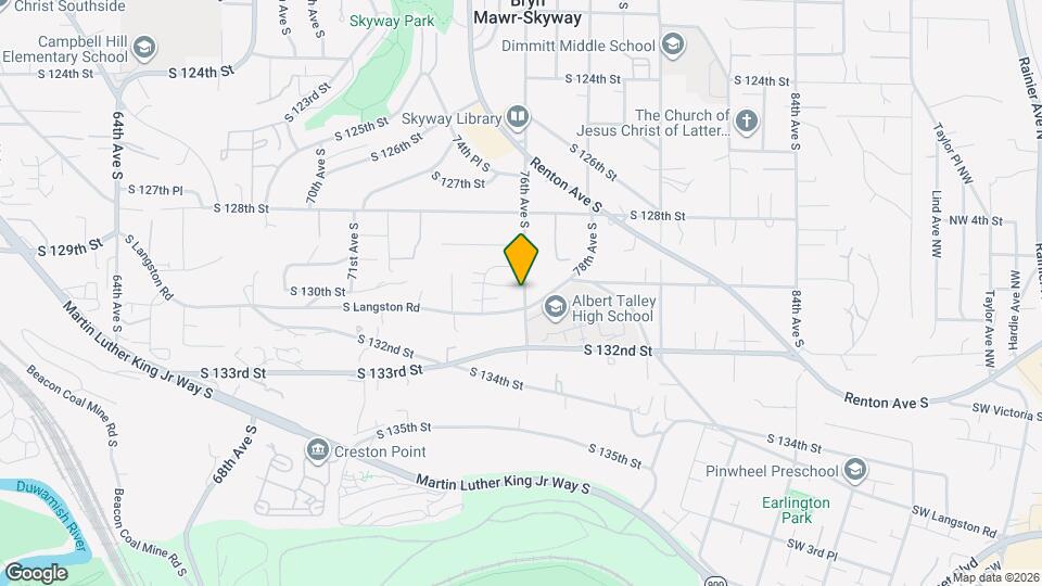 7585 S 130th Pl Map and Location Details