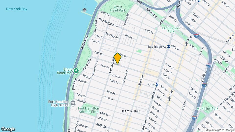 130 Bay Ridge Pkwy Map and Location Details
