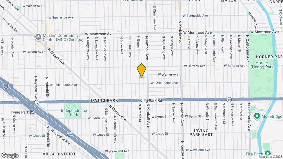 4113 N Bernard St Map and Location Details