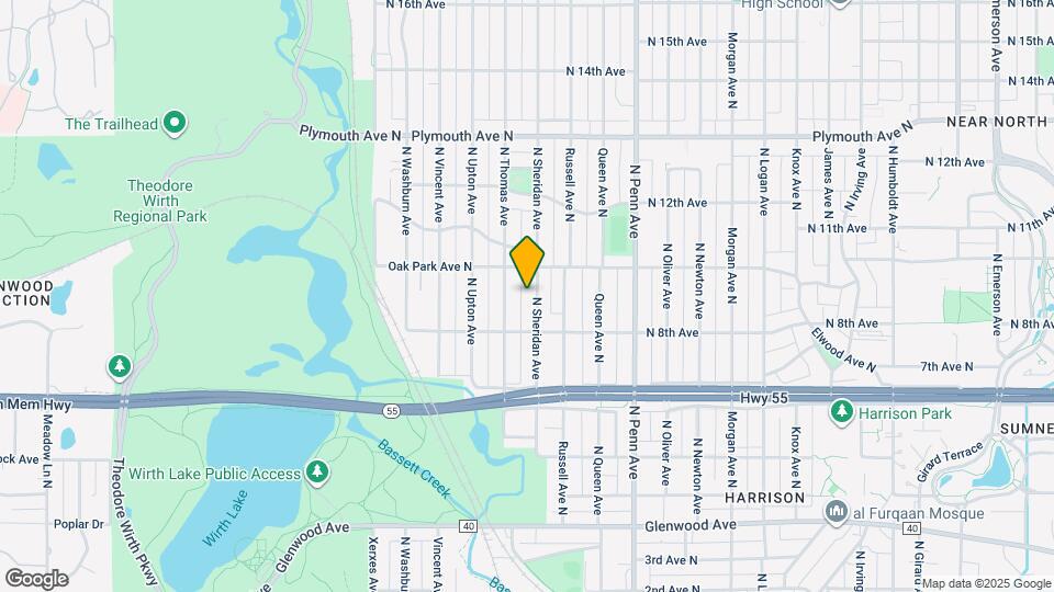 903 N Sheridan Ave Map and Location Details