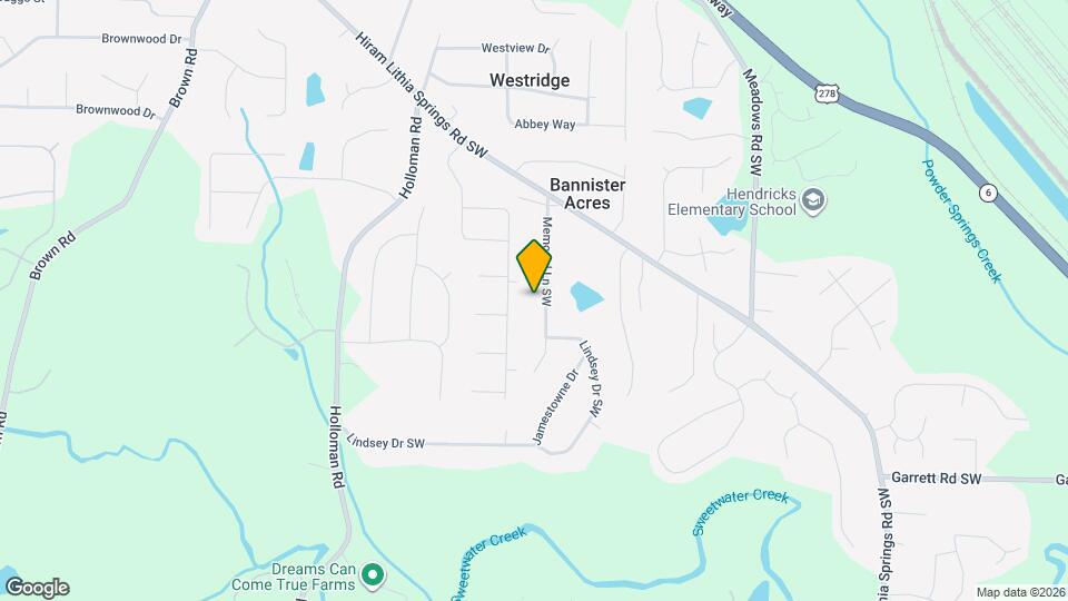 5334 Memorial Ln SW Mapa y Detalles de la Ubicación