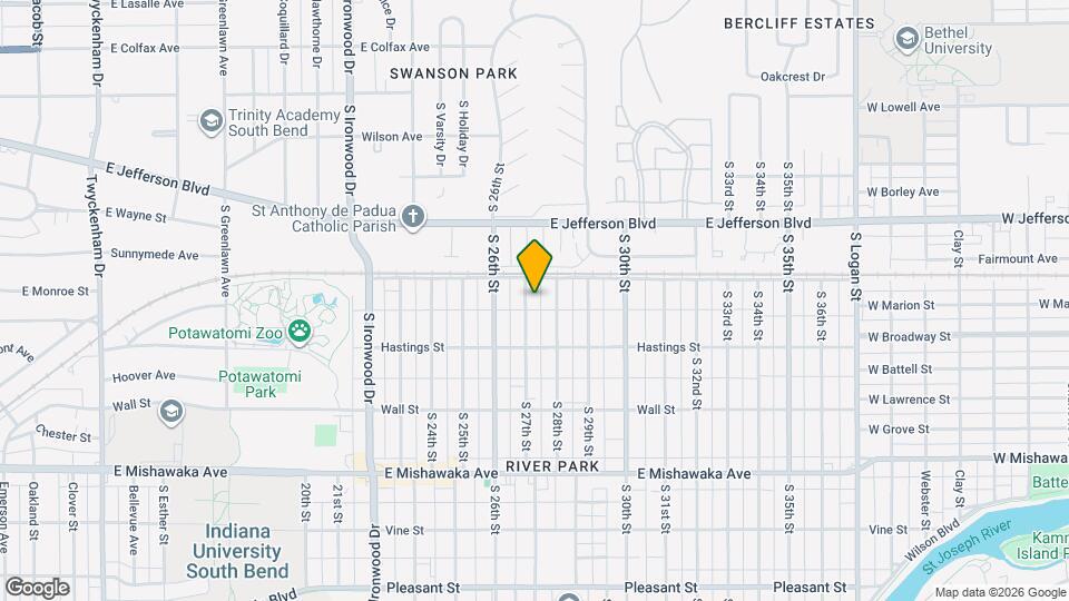 522 S 27th St Map and Location Details