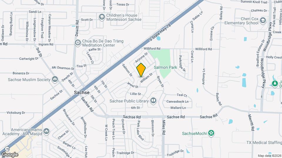 3901 William St Map and Location Details