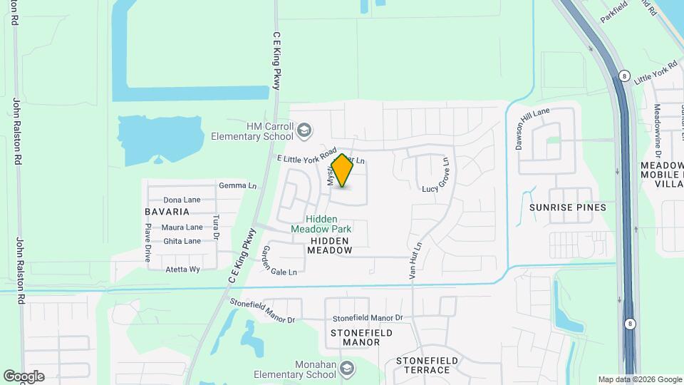 12718 Blue Timbers Ct Map and Location Details