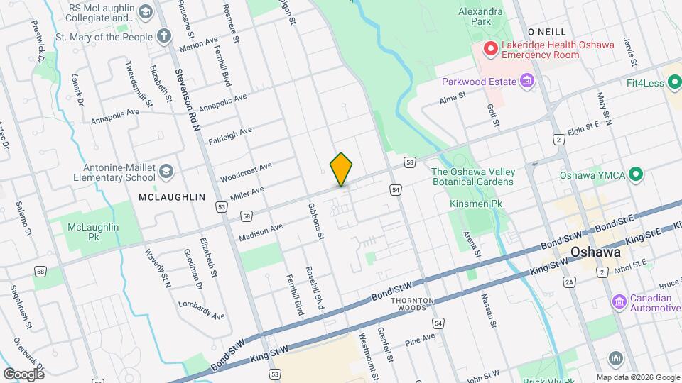 349 Adelaide Ave W, Unit Unit 1 Map and Location Details