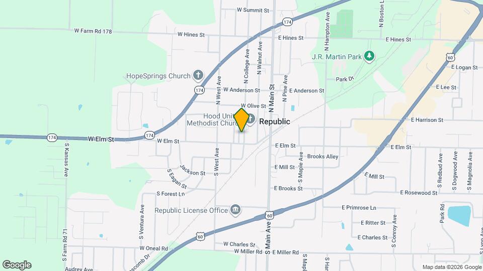 114 N Maplewood Ave Map and Location Details