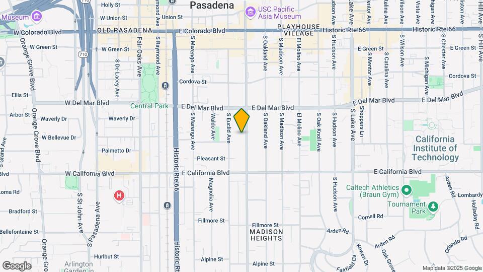 425 S Los Robles Ave Mapa y Detalles de la Ubicación