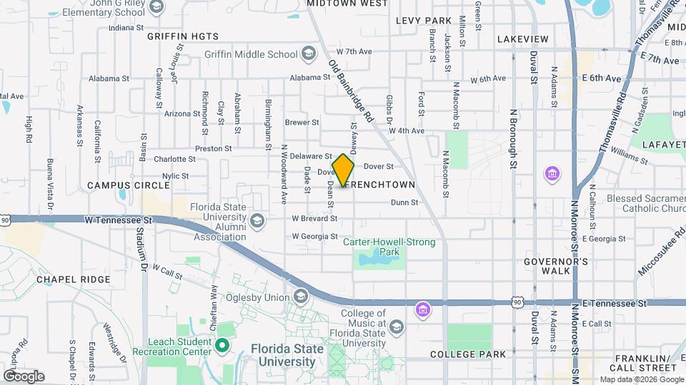 711 Dent St Map and Location Details