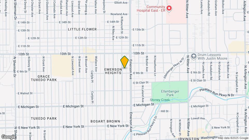 813 N Bancroft St Map and Location Details