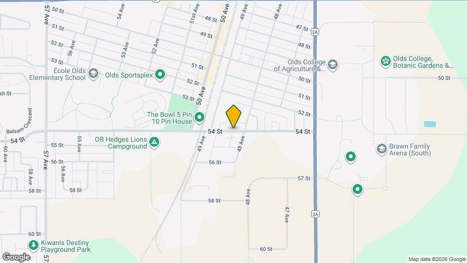 4813-4854 54 St Map and Location Details