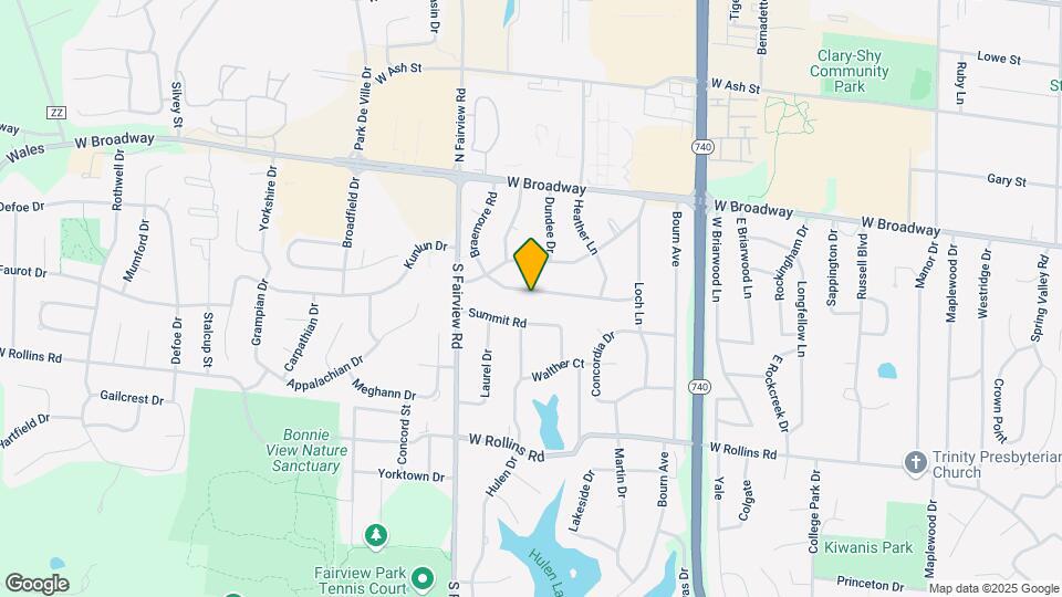 2604 Braemore Rd Map and Location Details