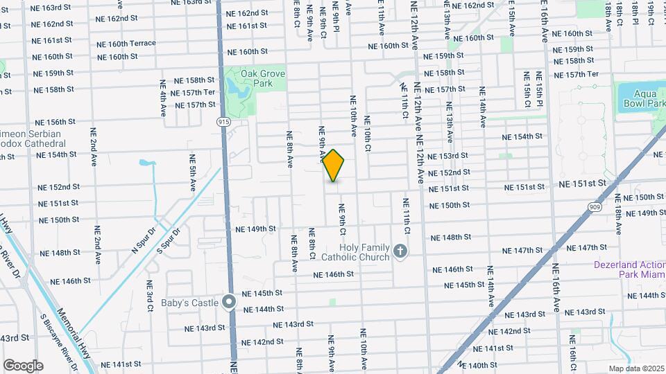 15110 NE 9th Ct Map and Location Details