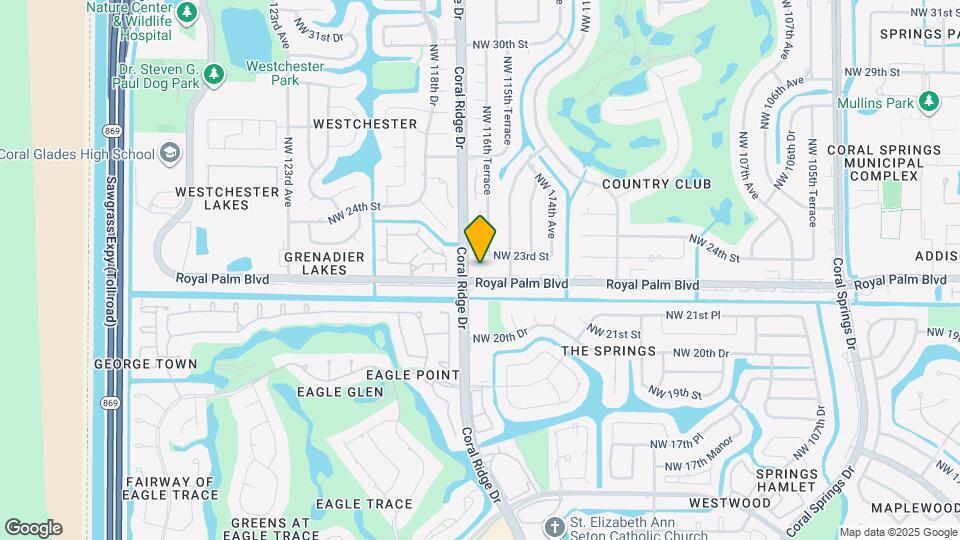 11651 Royal Palm Blvd, Unit 207 Map and Location Details