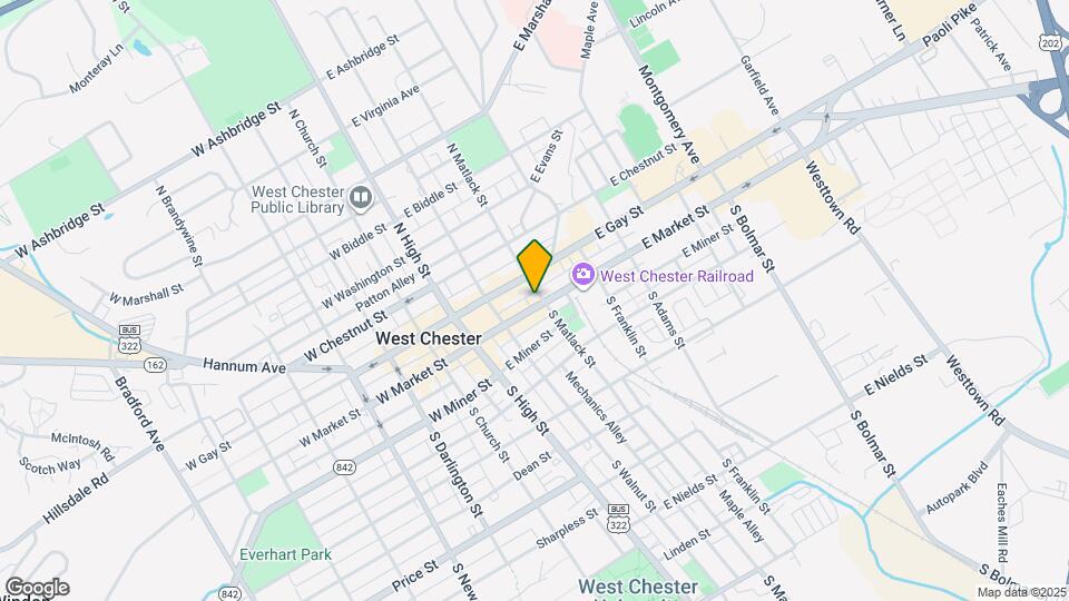 137 E Market St Map and Location Details