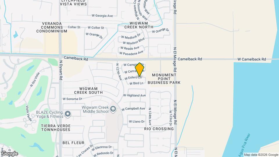 12523 W Estero Ln Mapa y Detalles de la Ubicación