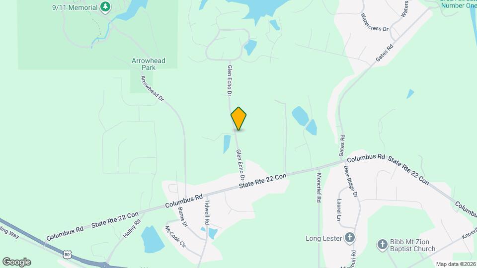 2866 Glen Echo Dr Map and Location Details