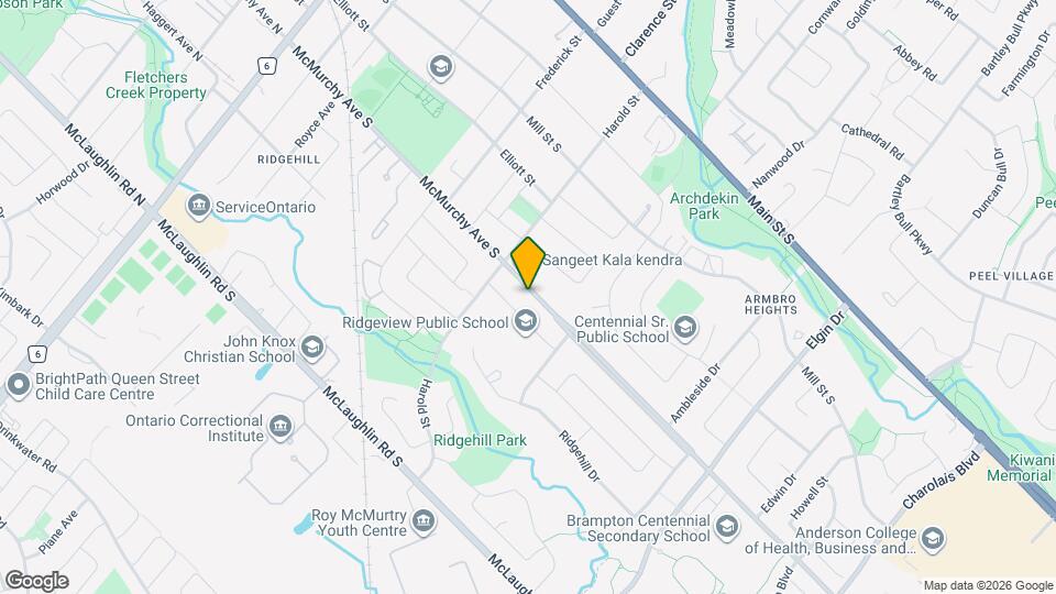 121 McMurchy Ave S Map and Location Details